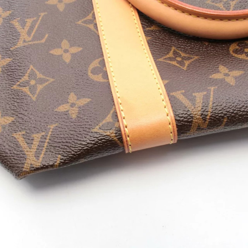 Louis Vuitton Keepall Canvas Boston Brown Bag Monogram Leather - Picture 6 of 8